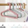 10Pcs Nordic Style Clothes Drying Rack Traceless Baby Hangers Clothes Display Hangers Closet