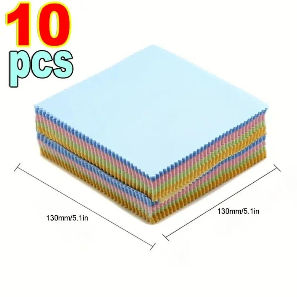 Квадратная чистящая салфетка из микрофибры для очистки экрана телефона, портативный очиститель для очков