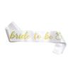 European And American Bachelorette Party Bridal Wedding Etiquette Belt Bridesmaid Shoulder Strap Ribbon Customization