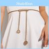 Waist Chain Metal Women With Pearl Buckle For Elegant Summer Winter Outfits