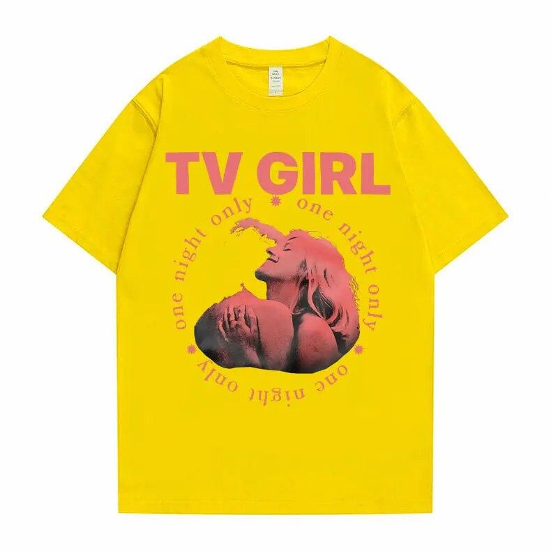 Cults TV Girl One Night Only футболка с графическим принтом унисекс винтажные футболки унисекс женская повседневная футболка большого размера унисекс хлопковые топы футболка