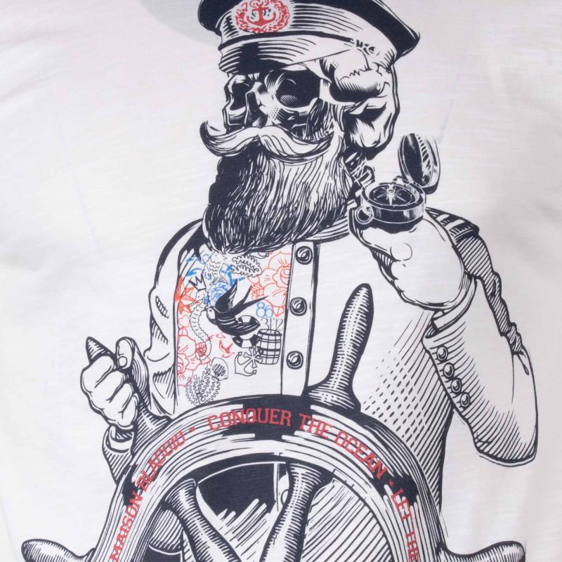 Футболка с короткими рукавами и принтом из мягкого хлопка Captain maxwell assor 24 Men BLAGGIO