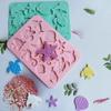 Silicone Mold Fish Turtles Dolphins Marine Life Silicone Mold Seahorses Starfish Shell Turn Sugar