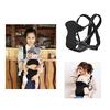 Xiuyer Baby Carrier, Adjustable & Breathable, Front & Back Carrier for Newborn to Toddler 3-10kg, Ergonomic Infant Sling (Black)