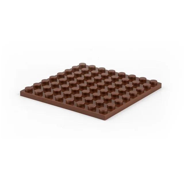 20 шт. Детали MOC 41539 42534 Пластина 8 x 8 Совместимые Кирпичики DIY Сборка Строительные Блоки Частицы Детская Головоломка Мозговая Игра Подарок