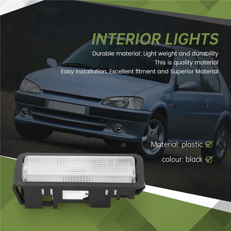 Interior Light Reading Light 636296 For Citroen AX ZX BX 106 Lnterior Dome Lamp Interior Reading Lamp