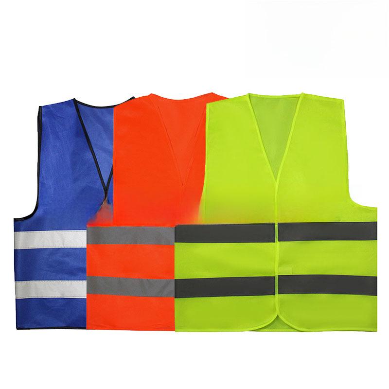 High-Visibility Reflective Safety Vest for Traffic and Construction Workers