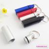 Aluminum Alloy Pill Case Keychain Waterproof Sealed Design Multiple Color Options Perfect For Outdoor Use Daily Pill Storage
