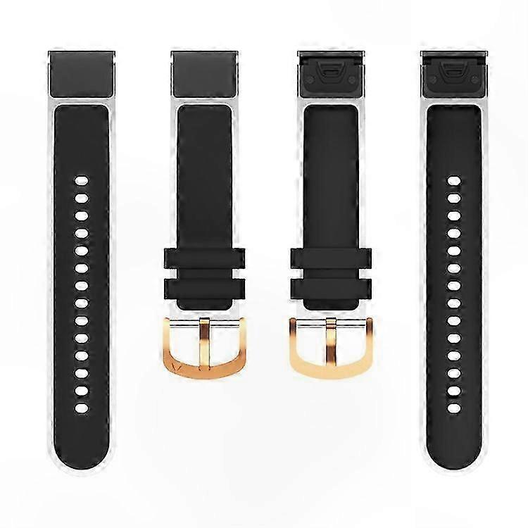 Adjustable Silicone Watch Strap with Transparent Design, Fits QuickFit 20mm, Compatible with Fenix 7S Models