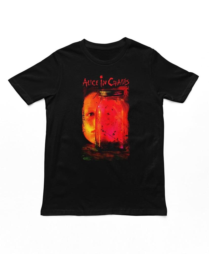 Alice in Chains Jar of Flies Mens T Shirt Music Classic Concert Rock Band Black Unisex T-Shirt