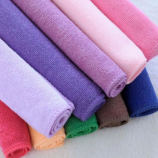 10 Pcs Simple Cleaning Cloth Portable Comfortable To Use Fine Craftsmanship Super Absorbent Face Towel for Restaurant