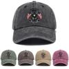 Versatile retro American printed washed old soft top sunshade baseball cap Unisex baseball cap