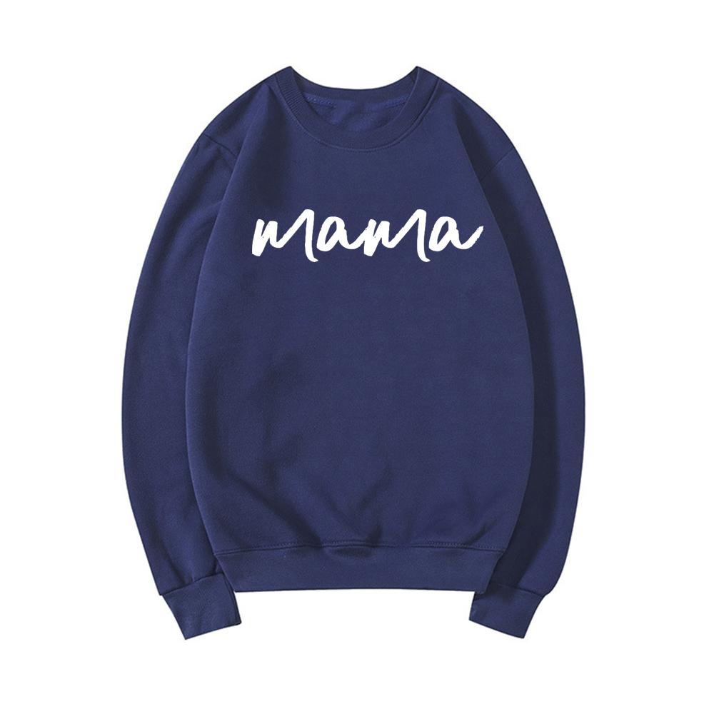 Mama Crewneck Sweatshirt Mama Sweater Pregnancy Reveal Top Pregnant Announce Hoodie Gift for Mom Women Sweatshirts Pullovers