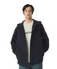 Easy Cloth Hooded Shirt Long and Dark Size M SH-25AU006, Sleeve, Men's Women's, Navy,