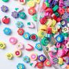 10mm Polymer Clay Beads - Fruit, Animal, Smiley Face Designs for DIY Jewelry Accessories