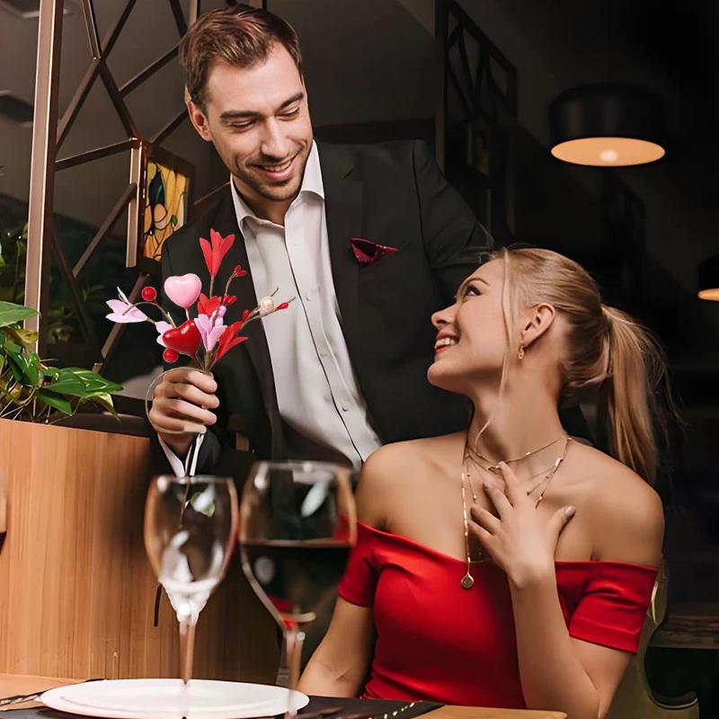 10 шт. Кольца для салфеток в форме сердца ко Дню святого Валентина Кольцо для салфеток в форме цветка-сердца Кольца для салфеток в форме сердца ко Дню святого Валентина Для Дня матери