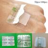 50pcs/100pcs Medical Adhesive Square Wound Sticker Waterproof First Aid Care