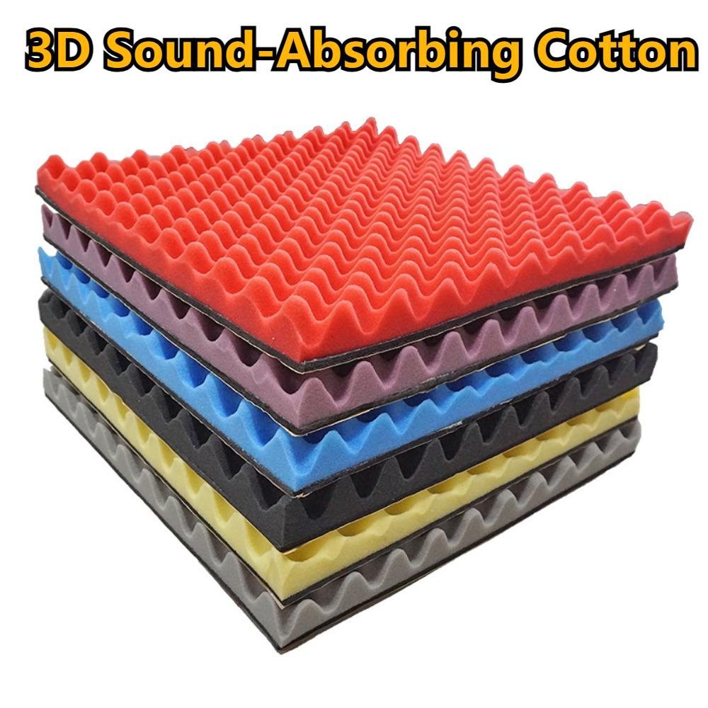 50*50*5cm High Density Acoustic Sponge Wave Shaped Sound Proof Foam Acoustic Foam Panels Home