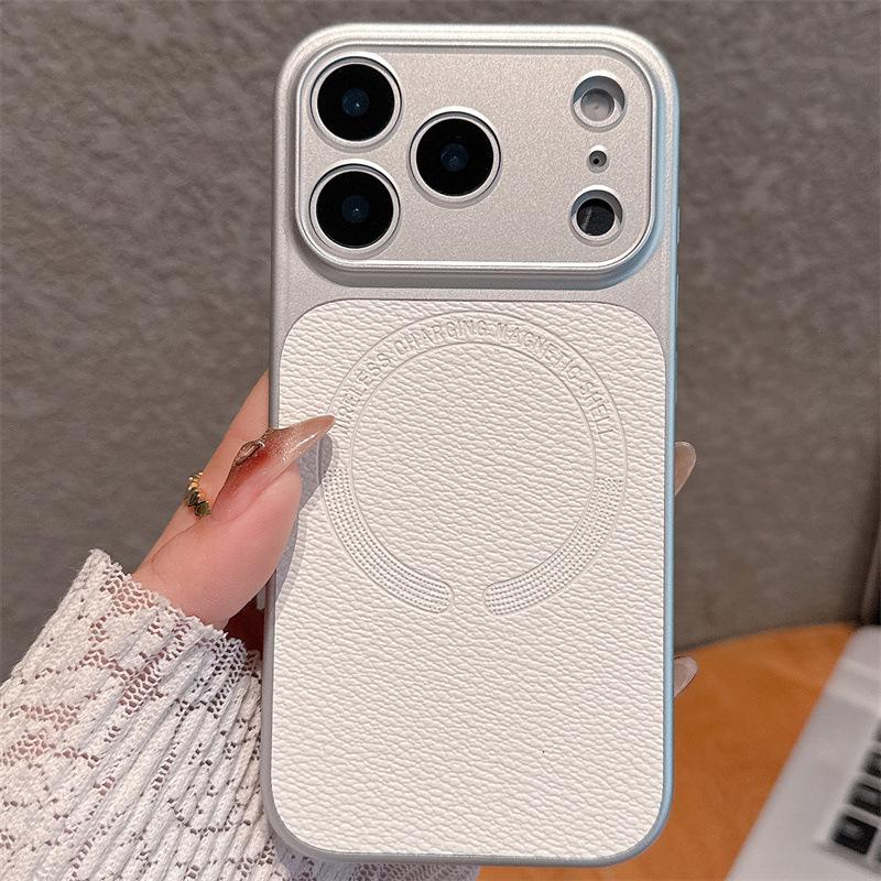 Магнитный чехол для iPhone 17 Pro Max с 17 кожаными текстурами