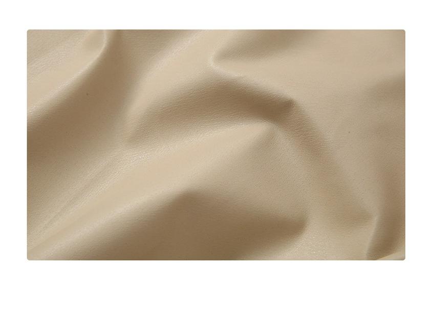 PU Faux Cowhide Grain Yoga Mat Fabric: 0.65mm Microfiber with Absorbent, Breathable Velvet Lining