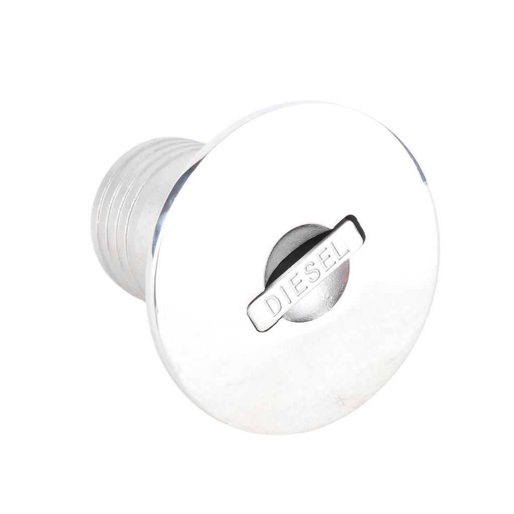 Boat Diesel Deck Filler with Cap 50mm 316 Stainless Steel Fuel Fill for Yachts Caravans Campers RVs
