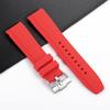 Высококачественный резиновый ремешок с изогнутым концом 20 мм 22 мм силиконовый ремешок для часов для Swatch для Omega Moonswatch браслет водонепроницаемый браслет