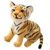 Plush Toy Rich Facial Complexion Elastic Texture Bright Color Tiger Cuddle Baby Plush Toy for Children