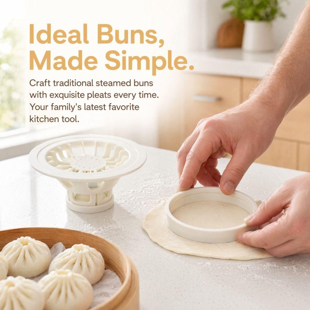 Non-Stick Dumpling Mold Manual Baozi Mold Easy To Use Steam Bun Mold  Cooking Use