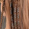 24Pcs Viking Spiral Hollow Out Hair Ring Dread Locks Hair Braid Tubes Dreadlocks Beads for Braids