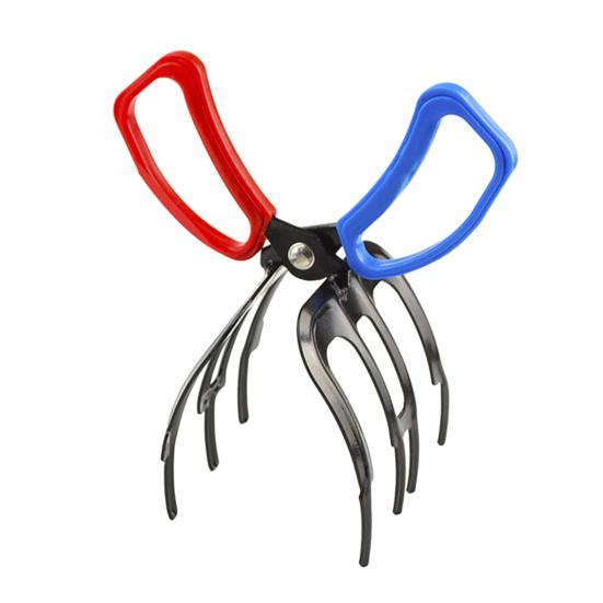 Рыболовные плоскогубцы Захват Металлический зажим для контроля рыбы Щипцы с эргономичной ручкой Конструкция когтя с 3 зубьями Портативный зажим для контроля рыбы