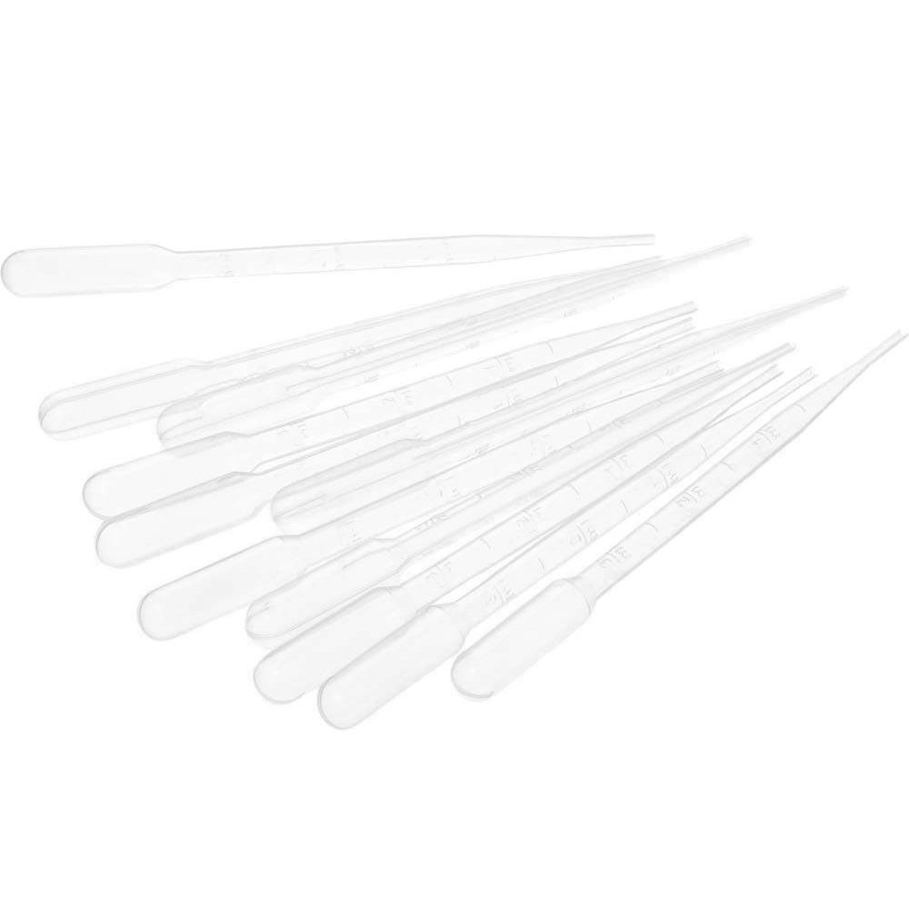 100Pcs Plastic Liquid Dropper 3ml Dropping Pipettes Disposable Eye Dropper Set Essential Oils