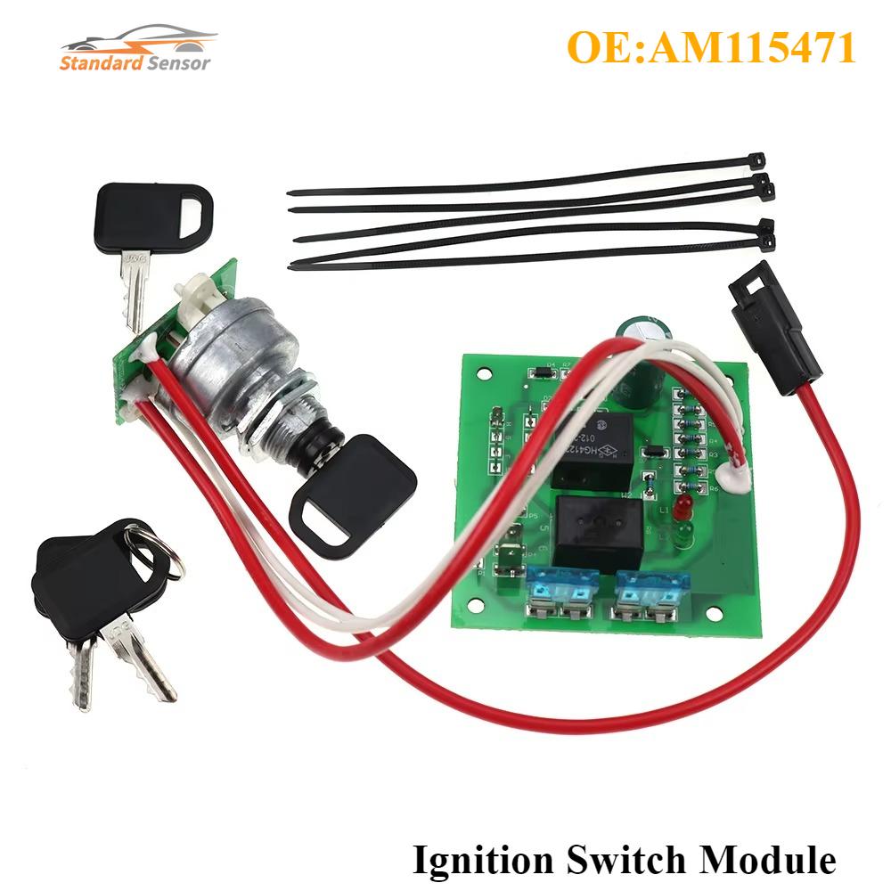 AM115471 Ignition Switch Module W/Keys For John Deere 415 425 445 455 Serial Below 070001 AM136681 AM120819 AM118981