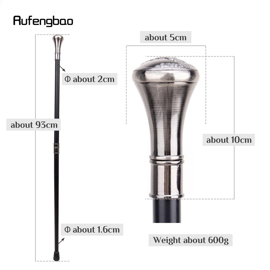 Russia Style Hoise A Flag Totem Relief Walking Cane Fashion Walking Stick Gentleman Luxury Crosier Knob Walking Stick 93cm