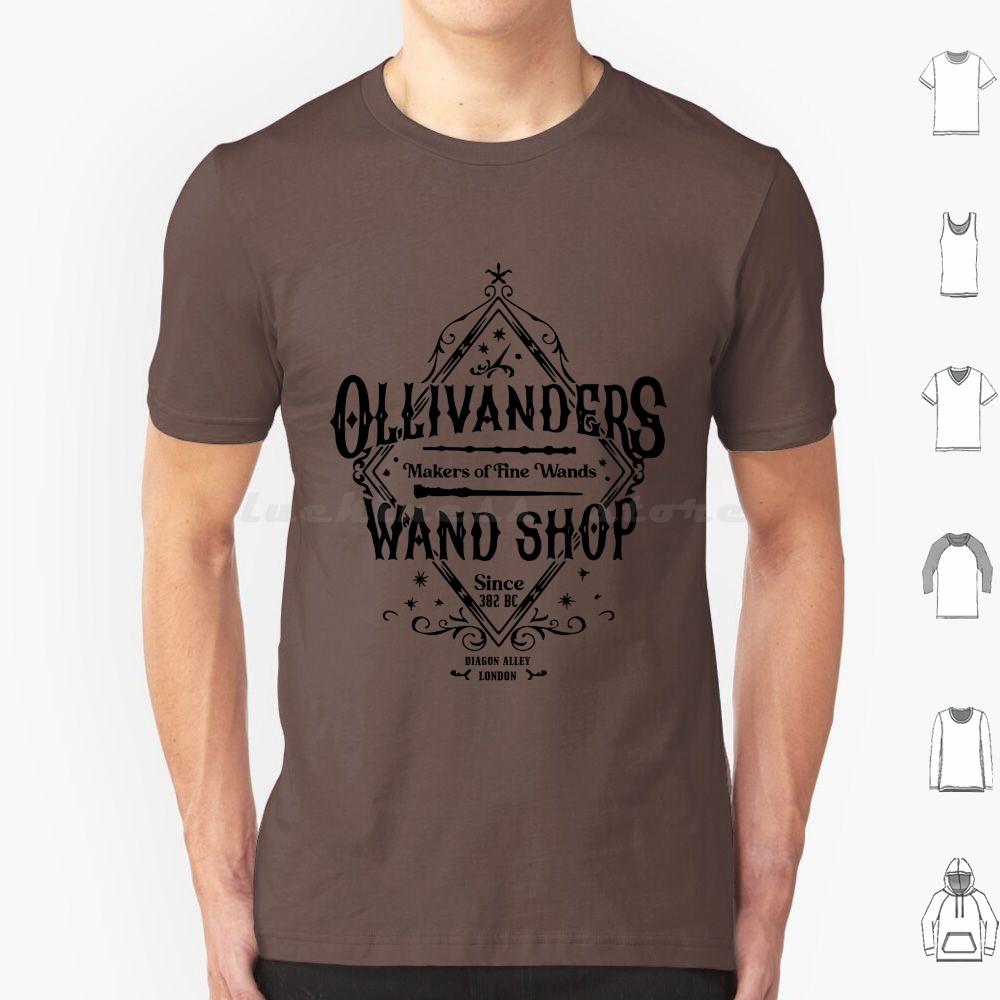 Wand Shop Wizard Wand T Shirt Big Size 100% Cotton Hermione Granger Draco Malfoy Snape Dumbledore Sirius Black Hedwig Magic