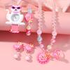 Cute Fashion New Trendy Stupid Cute Sunglasses Kitty Sweet Creative 3D Sun Design Eye-Catching Watch Jewelry Six-Piece Set