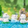 Миниатюрные фигурки животных, маленькая кошка, поделки из смолы, дом, микро-Сказочный сад, аксессуары «сделай сам», креативное украшение для дома, автомобиля
