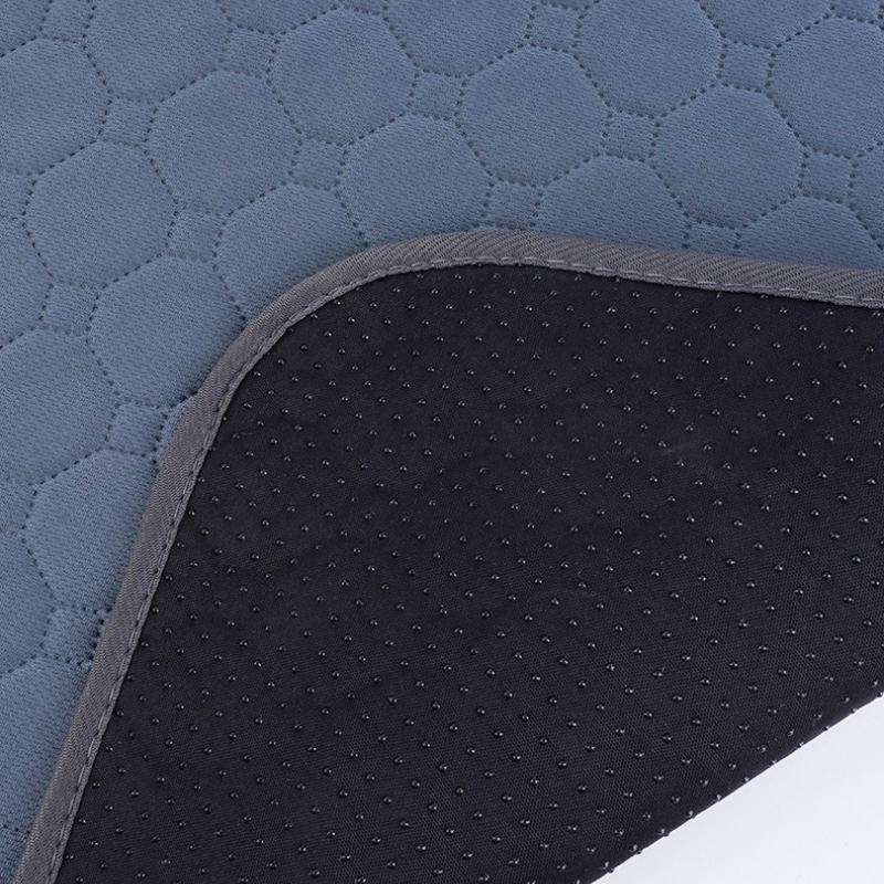 Серые Дышащие Впитывающие Нескользящие Подстилки для Мочи Животных Утолщенные Моющиеся Тренировочные Подкладки для Щенков Многоразовый Коврик для Мочи Собак Многофункциональные Товары для Животных