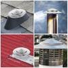 Stainles Steel Fireplace Chimney Caps Umbrella-shaped Stove Pipe Cover  Ventilation Ducts