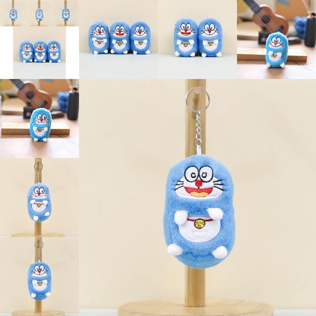 Adorable Cute Plush Doraemon Keychain Soft Toy Bag Charm Stuffed Animal Doll