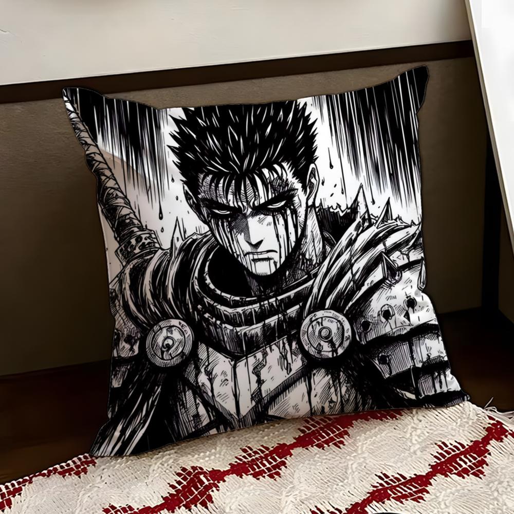 Cool BBerserkS Cushion Cover Reversible Soft Durable Pillow Cover Home  Car MultiScene Use for Daily Comfort