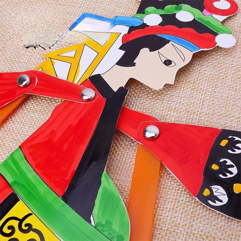 Набор для теневого театра своими руками ручной работы, материалы для поделок для детского сада, креативная детская игрушка