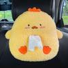 Plush Animal Shape Car Tissue Holder Cartoon Paper Towel Cover  Auto Decor Accessories