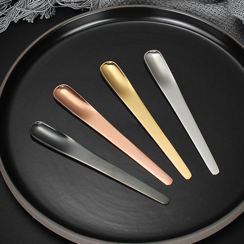 1 шт. кофейная ложка из нержавеющей стали плоская ложка для десерта маленькая кофейная ложка барная ложка креативная ложка для мороженого кухонная посуда