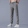 Men's Summer Ice Silk Breathable Loose Straight Sports Trousers