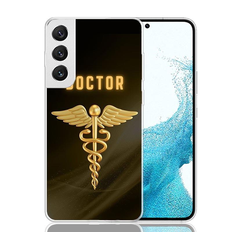 Medicine Nurse Doctor Phone Case For Samsung Galaxy S25 S24 S23 S22 S21 FE S20 Ultra S10 Plus Art Customized Coque Capa S24 S23