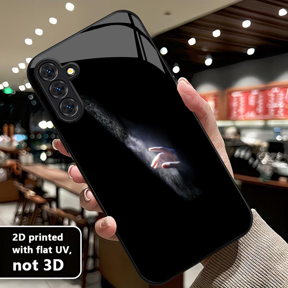 Lightning Премиальный Чехол для Телефона Стеклянный Чехол для Galaxy S26 S25 S24 S23 S22 S21 FE, Ultra, Plus Противоударный и износостойкий