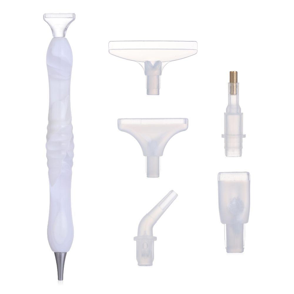 5D Resin Diamond Painting Pen Eco-friendly Alloy Replacement Pen Heads Resin Point Drill Pens Embroidery DIY Craft Nail Art
