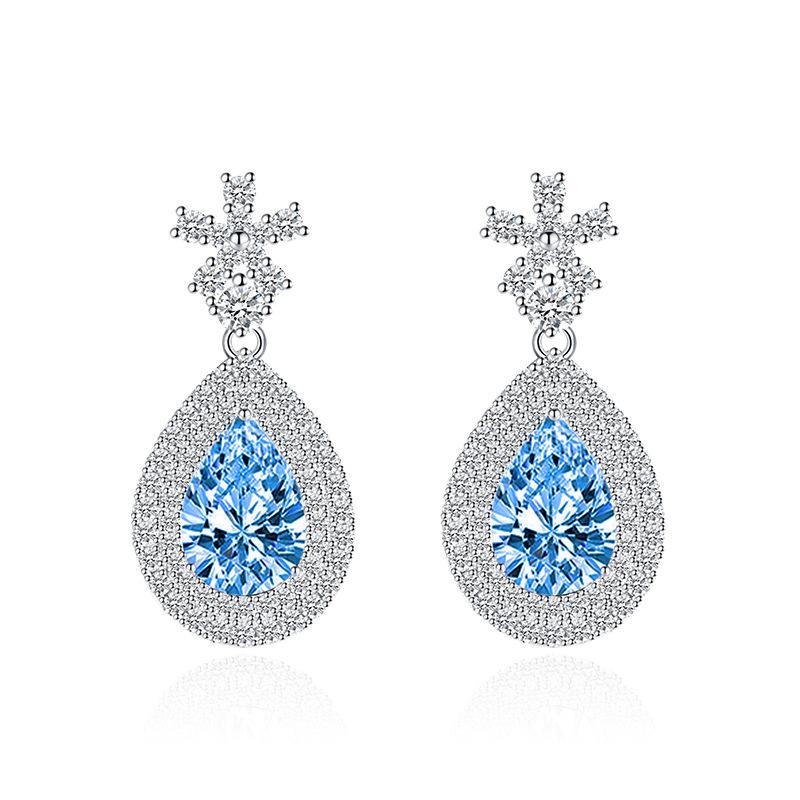 Серьги-капли Lindon из медного сплава с цирконом, серьги-капли для женщин, подарки на свадьбу