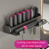 Для Для Dyson Airwrap Настенная Многофункциональная Полка-Органайзер для Хранения Насадок Dyson Hair Stick Фен Полка Органайзер для Ванной Аксессуары
