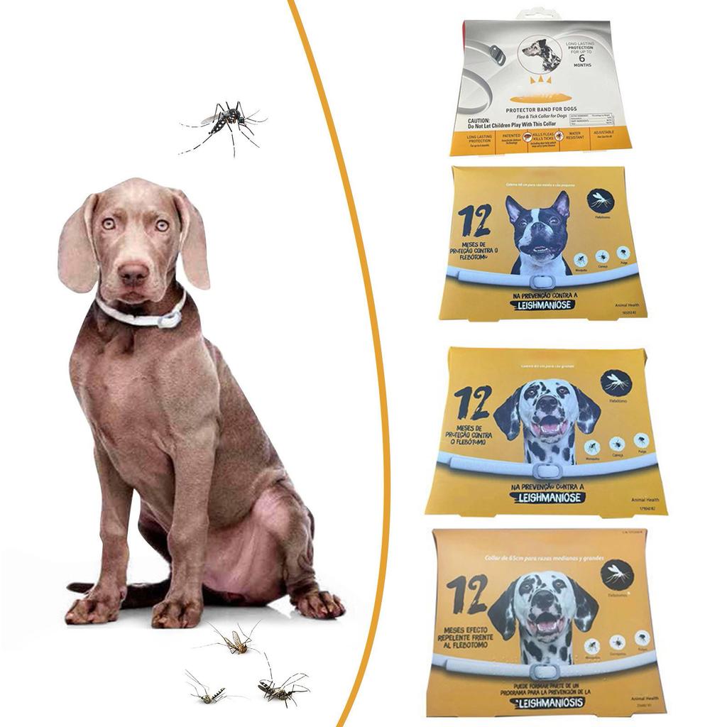 12 Months Anti-parasite Collar, Anti-flea, Anti-tick, Leishmaniosis,For Small And Medium Dogs